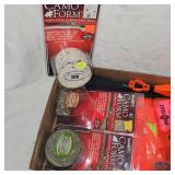 Two Rolls Cammo Wrap, AR15 clean Kit, Orange Vest and Misc
