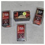 Four Boxes Hornady 22 Magnum Shells