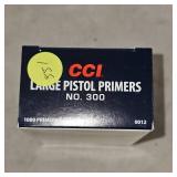 CCI #300 Large Pistol Primers Qty 1000