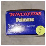 Winchester, WSP, Small Pistol Primers, Qty 1000