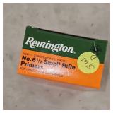 Remington #6 1/2 Small Rifle Primers, Qty 1000