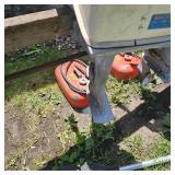 Evinrude 7.5 HP Outboard Engine with Gas Tank