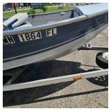1989 Crestliner FishHawk, 17ft with 1989 60HP Motor