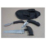 Maxam 4-Piece Knife and Saw Combo Set