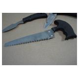 Maxam 4-Piece Knife and Saw Combo Set
