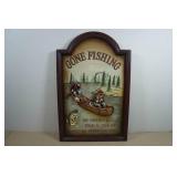 3D "Gone Fishing" Wall Art