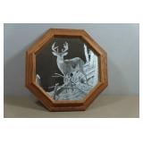 Vintage Acid Etched Mirror Buck By Robert Schmidt