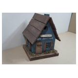 Wooden Cabin Bird House