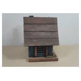 Wooden Cabin Bird House