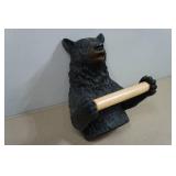 Rivers Edge Black Bear Toilet Paper Holder