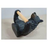 Rivers Edge Black Bear Toilet Paper Holder