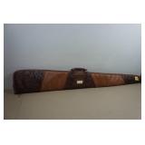 Vintage Black Sheep Hand-Tooled Leather Long Gun Case - 48"