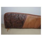 Vintage Black Sheep Hand-Tooled Leather Long Gun Case - 48"