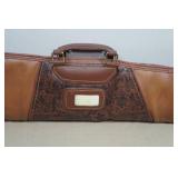 Vintage Black Sheep Hand-Tooled Leather Long Gun Case - 48"