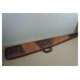 Vintage Black Sheep Hand-Tooled Leather Long Gun Case - 48"