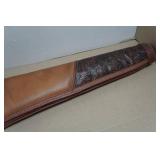 Vintage Black Sheep Hand-Tooled Leather Long Gun Case - 48"