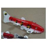 Hand Carved Spear Fishing Decoys