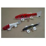 Hand Carved Spear Fishing Decoys