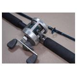 Saltfisher Rod with Quantum Iron Baitcast Reel
