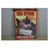 Vintage Red Ryder Raised Metal Sign