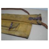Vintage Canvas and Leather Take-Down Shotgun Case