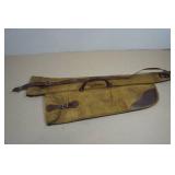 Vintage Canvas and Leather Take-Down Shotgun Case