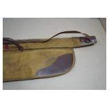 Vintage Canvas and Leather Take-Down Shotgun Case