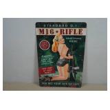 Vintage Style Metal Sign - M-16 Rifle