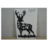 Laser Cut Metal Buck Wall Art