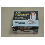 20 Sig Sauer 9mm 124 Gr V-Crown JHP Ammo