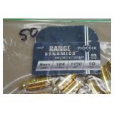 50 Fiocchi Range Dynamics 9mm 124 Gr FMJ Ammo