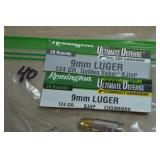 40 Remington Ultimate Defense 9mm 124 Gr BJ HP Ammo