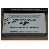 55 Rounds .357 Mag Ammo - 30 Blazer 158 Gr JHP, 25 Am Eagle 158 JSP, 5 Rounds .38 Spl