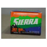 20 Sierra .357 Mag 158 Gr JHP Ammo