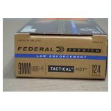 50 Federal Premium LE 9mm Luger +P 124 Gr Tactical HST Ammo