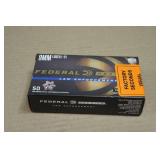 50 Federal Premium LE 9mm Luger +P 124 Gr Tactical HST Ammo