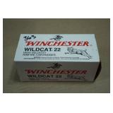 363 Winchester Wildcat 22 .22 LR 40 Gr Plated RN Ammo