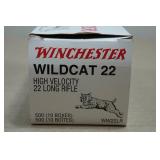 363 Winchester Wildcat 22 .22 LR 40 Gr Plated RN Ammo