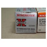 175 Rounds Assorted .22 WMR Ammo