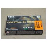 20 Federal Premium .308 Win 168 Gr Gold Medal Sierra Matchking Ammo