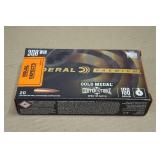 20 Federal Premium .308 Win 168 Gr Gold Medal Center Strike Open Tip Match Ammo