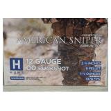 10 ZSR Hunt American Sniper 12 Gauge 2-3/4" 00 Buck Shotshells