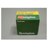 25 Remington Express 12 Gauge 2-3/4" Mag 4 Shot Shotshells