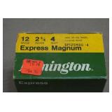 25 Remington Express 12 Gauge 2-3/4" Mag 4 Shot Shotshells