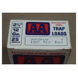 25 Winchester AA 12 Gauge 2-3/4" 8 Shot Shotshells