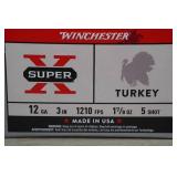 10 Winchester Super-X 12 Gauge 3" 5 Shot Turkey Shotshells