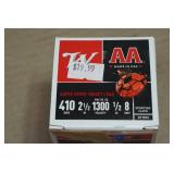 25 Winchester AA .410 Bore 2-1/2" 8 Shot Shotshells