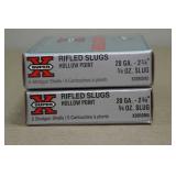 10 Winchester Super-X 20 Gauge 2-3/4" Rifled HP Slugs