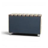 2 Door Wood Cabinet with Cushion Top Dimensions: 36" x 24 x 18"