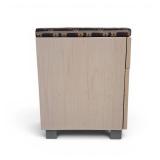 2 Door Wood Cabinet with Cushion Top  Dimensions: 36" x 24 x 18"